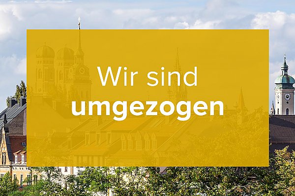 Sie finden uns nun in der Eduard-Schmid-Str. 20 in 81541 München Sie finden uns nun in der Eduard-Schmid-Str. 20 in 81541 München